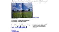 Desktop Screenshot of ilciclismo.it