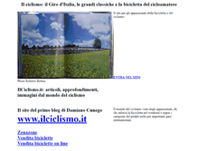 Tablet Screenshot of ilciclismo.it